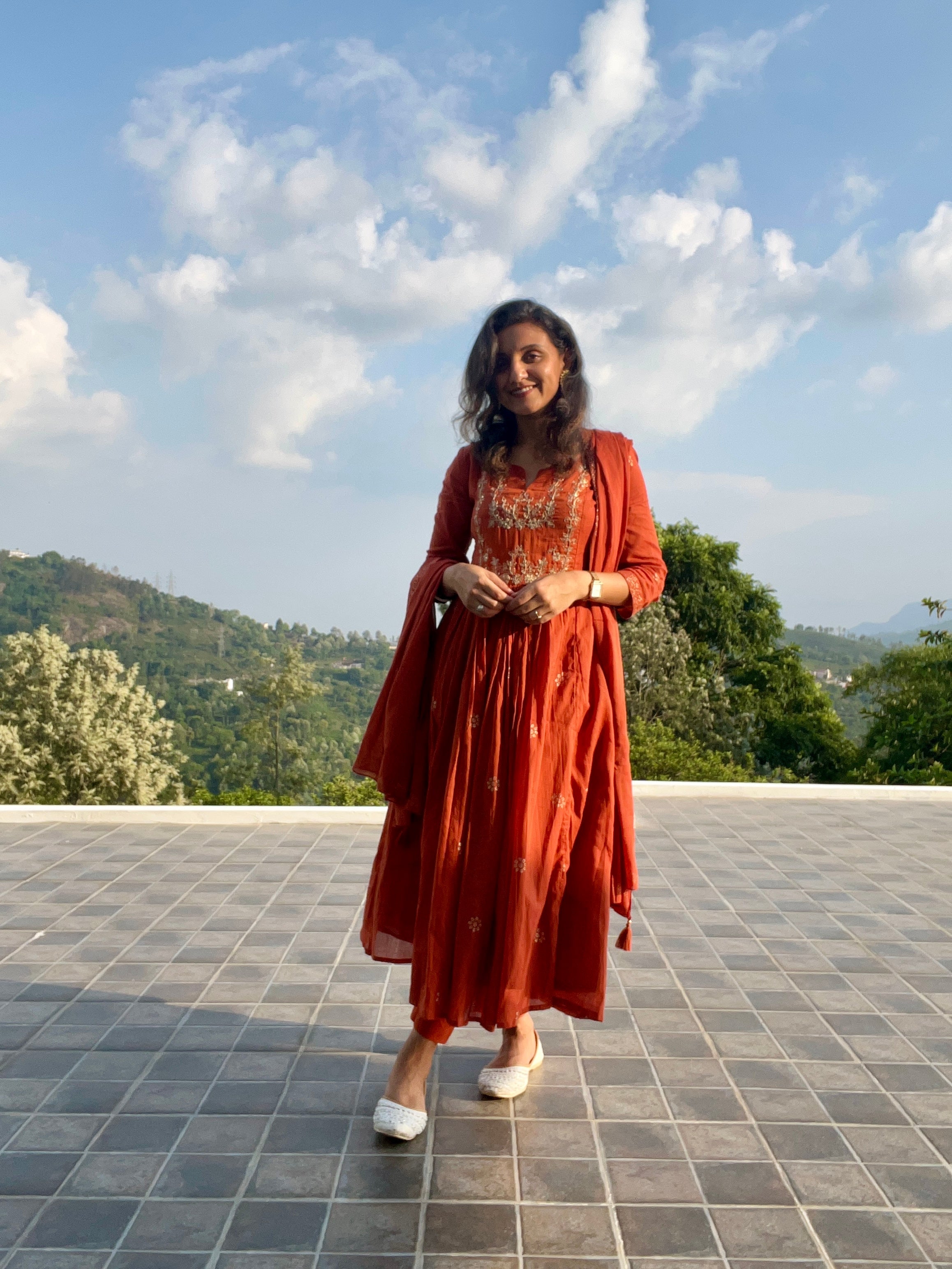 SEEMA - Rust Orange