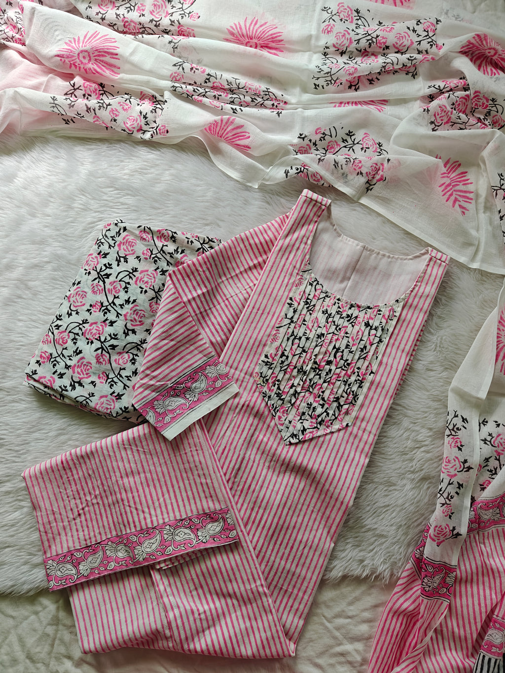 Pink stripes