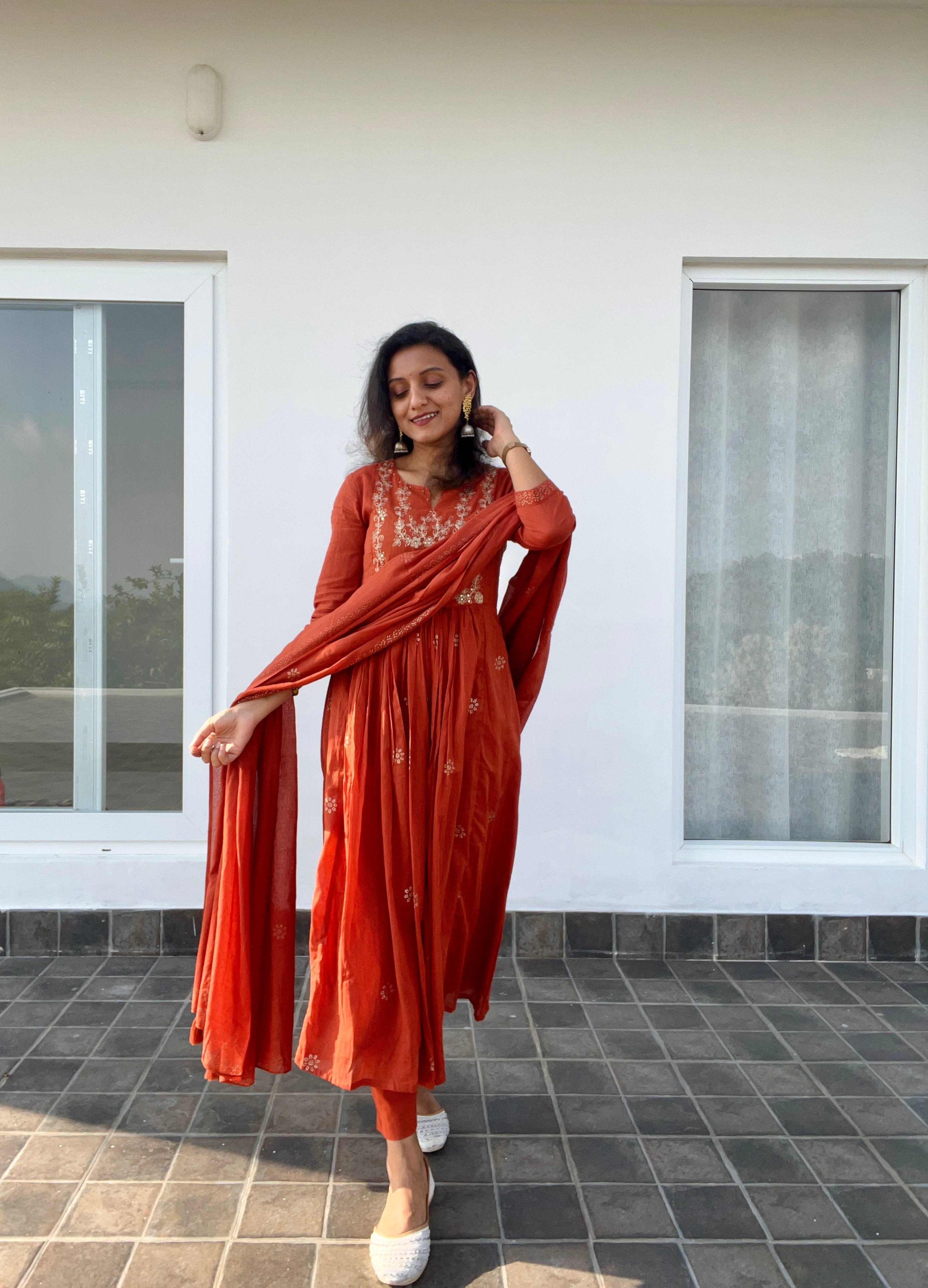 SEEMA - Rust Orange