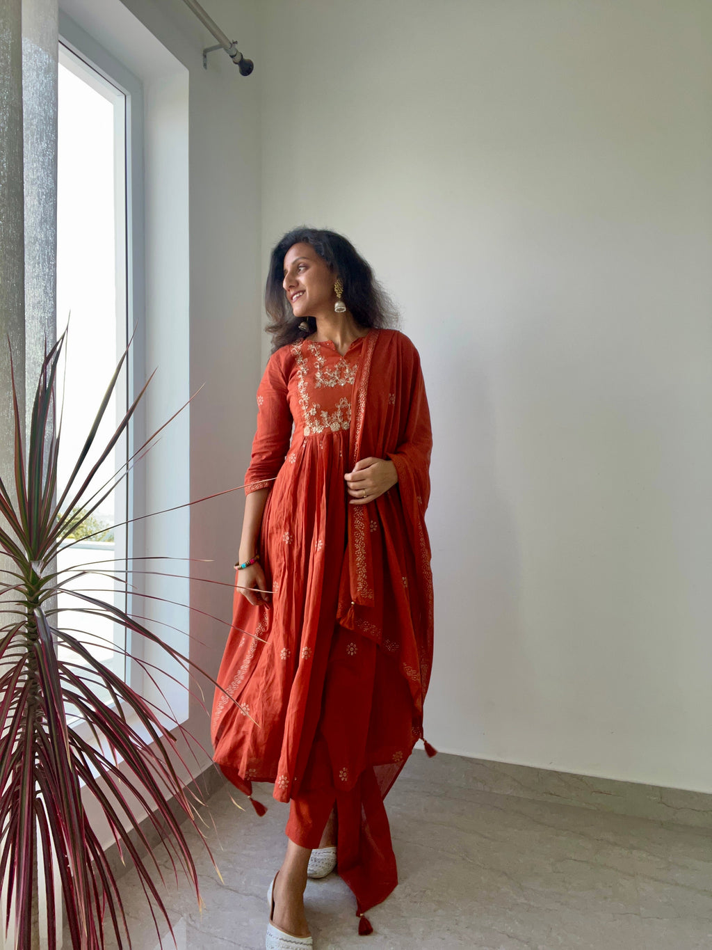 SEEMA - Rust Orange